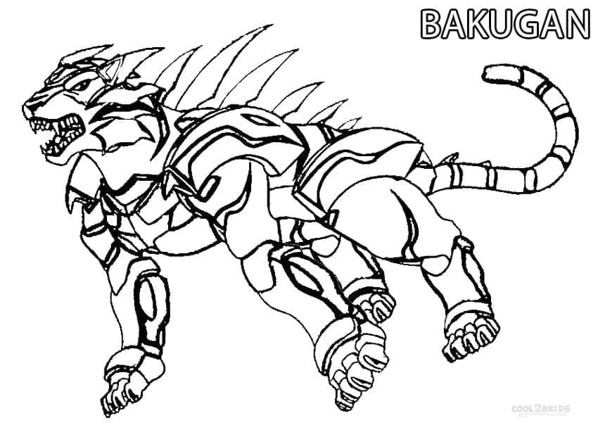 Free printable Bakugan coloring page #183607 from Video Games collection
