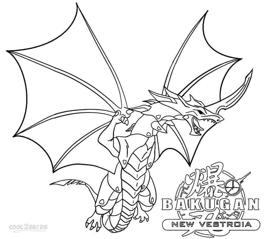 Free printable Bakugan coloring page #183614 from Video Games collection