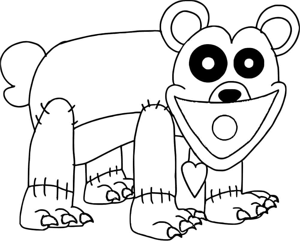 Free printable Bobby BearHug coloring page #215459 from Video Games collection