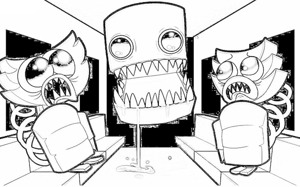 Free printable Boxy Boo coloring page #211904 from Video Games collection