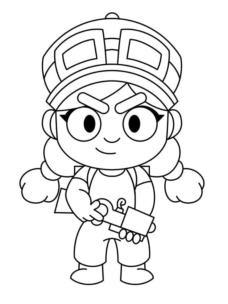 Free printable Brawl Stars coloring page #175477 from Video Games collection Free printable Brawl Stars coloring page #175477 from Video Games collection