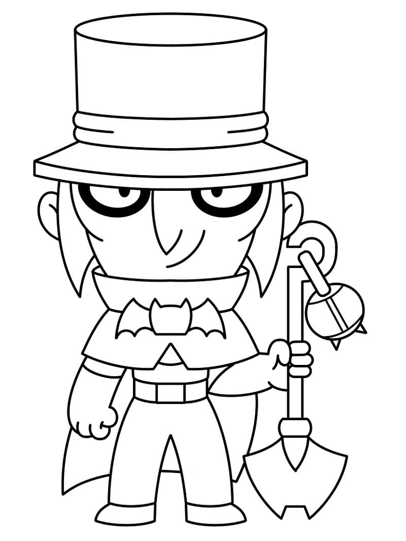 Free printable Brawl Stars coloring page #175482 from Video Games collection Free printable Brawl Stars coloring page #175482 from Video Games collection
