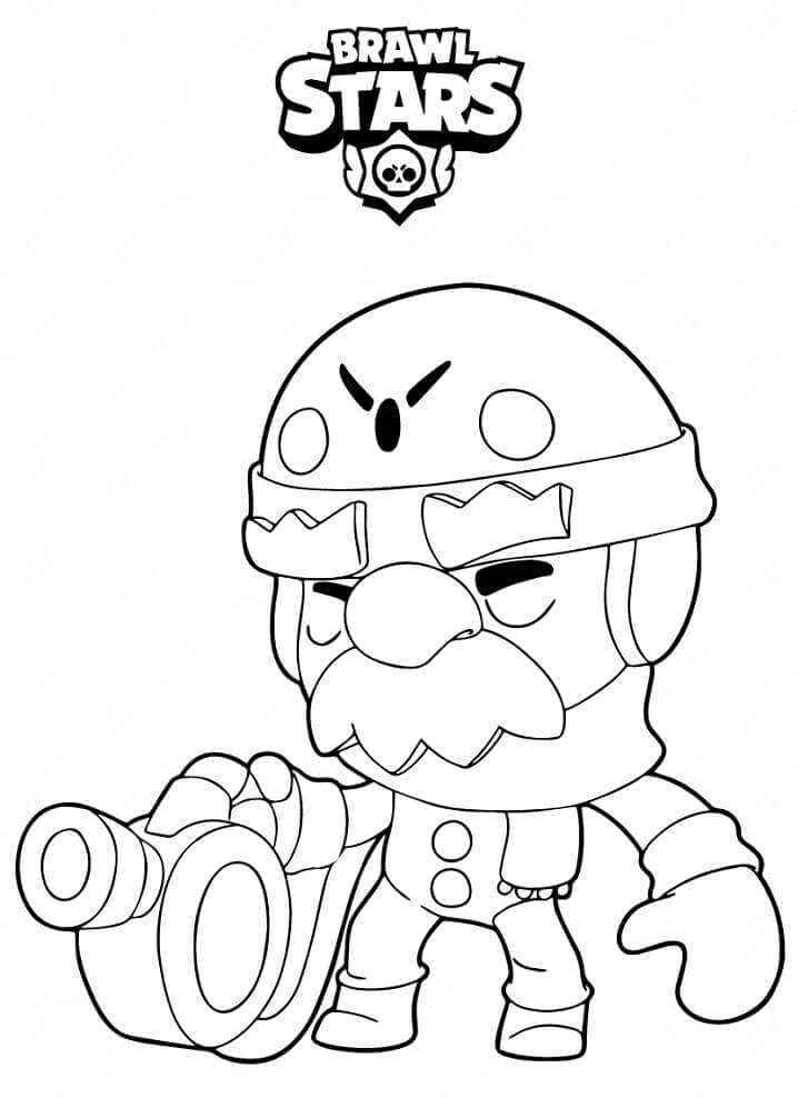 Coloring page: Brawl Stars (Video Games) #175496 - Free Printable Coloring Pages