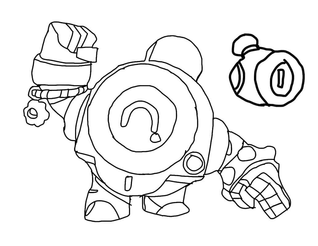 Free printable Brawl Stars coloring page #175501 from Video Games collection Free printable Brawl Stars coloring page #175501 from Video Games collection