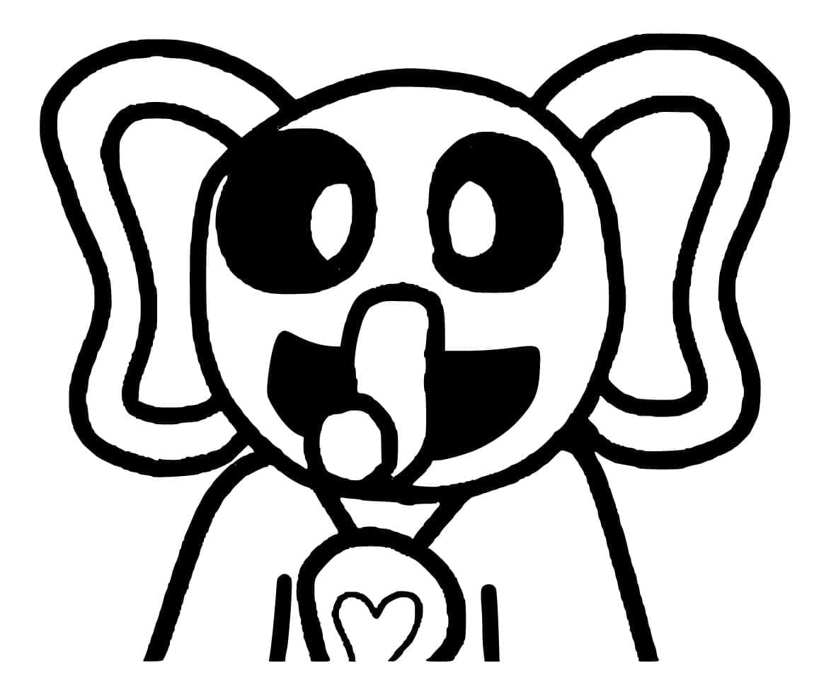 Free printable Bubba Bubbaphant coloring page #215514 from Video Games collection