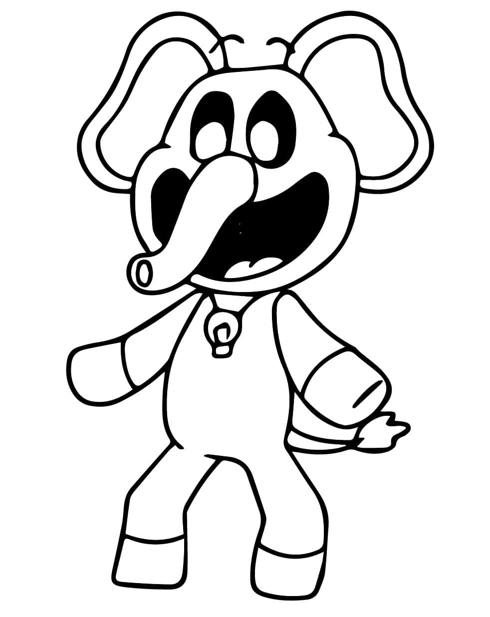 Free printable Bubba Bubbaphant coloring page #215518 from Video Games collection