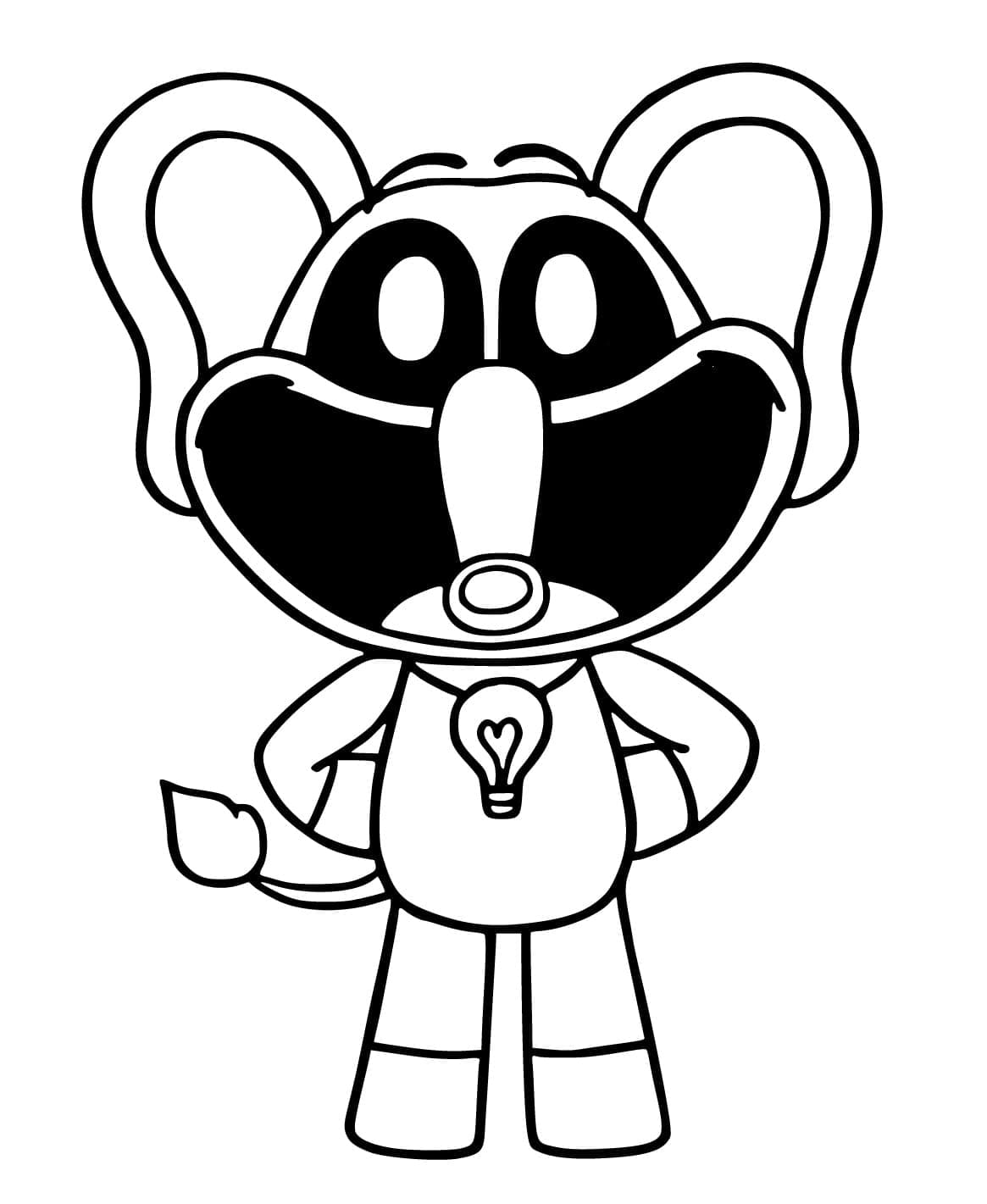 Free printable Bubba Bubbaphant coloring page #215530 from Video Games collection