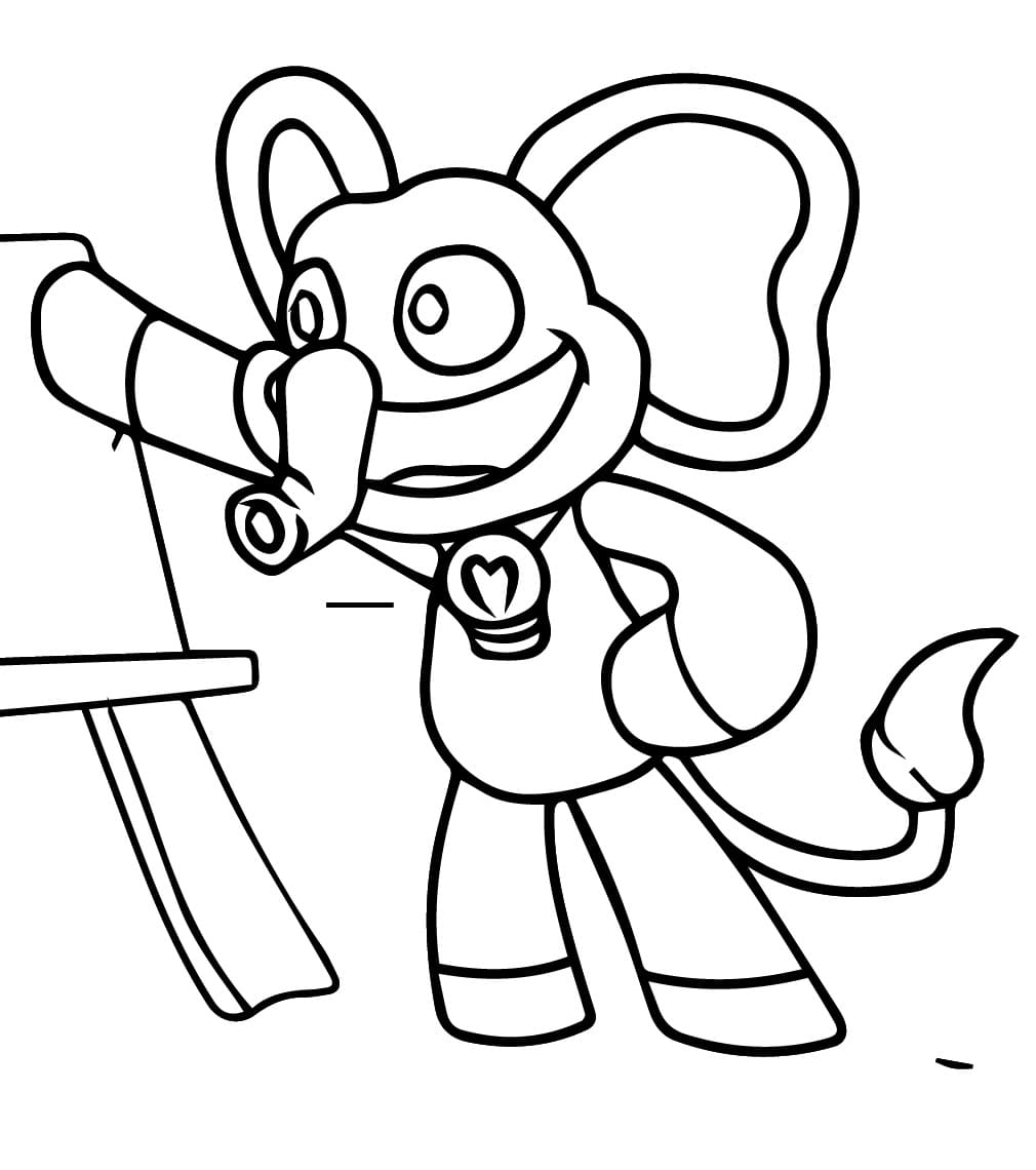 Free printable Bubba Bubbaphant coloring page #215532 from Video Games collection