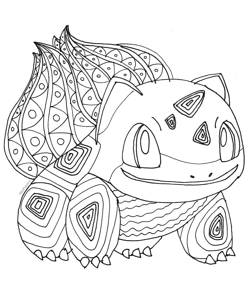 Free printable Bulbasaur coloring page #181433 from Video Games collection