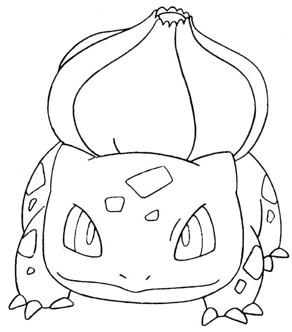Free printable Bulbasaur coloring page #181436 from Video Games collection Free printable Bulbasaur coloring page #181436 from Video Games collection