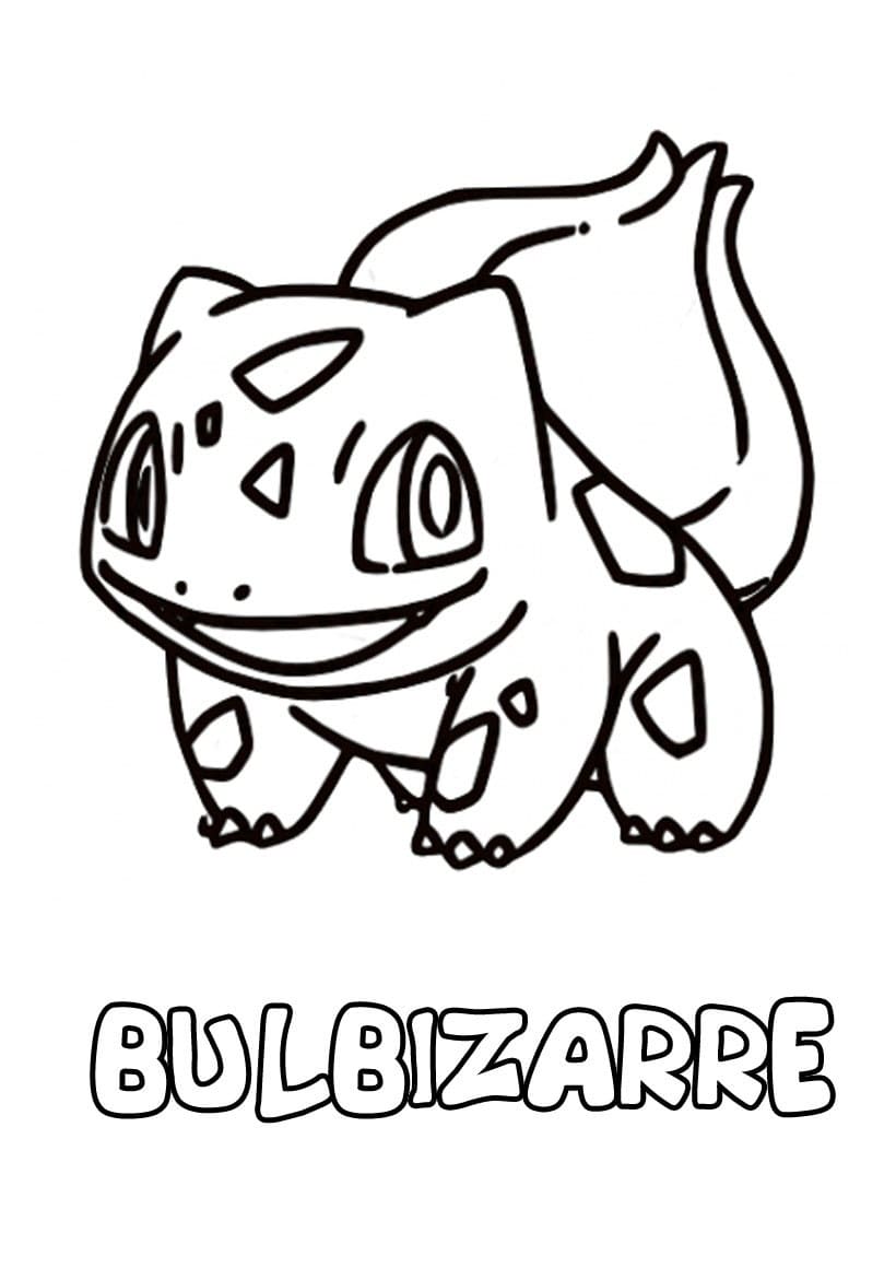 Free printable Bulbasaur coloring page #181439 from Video Games collection