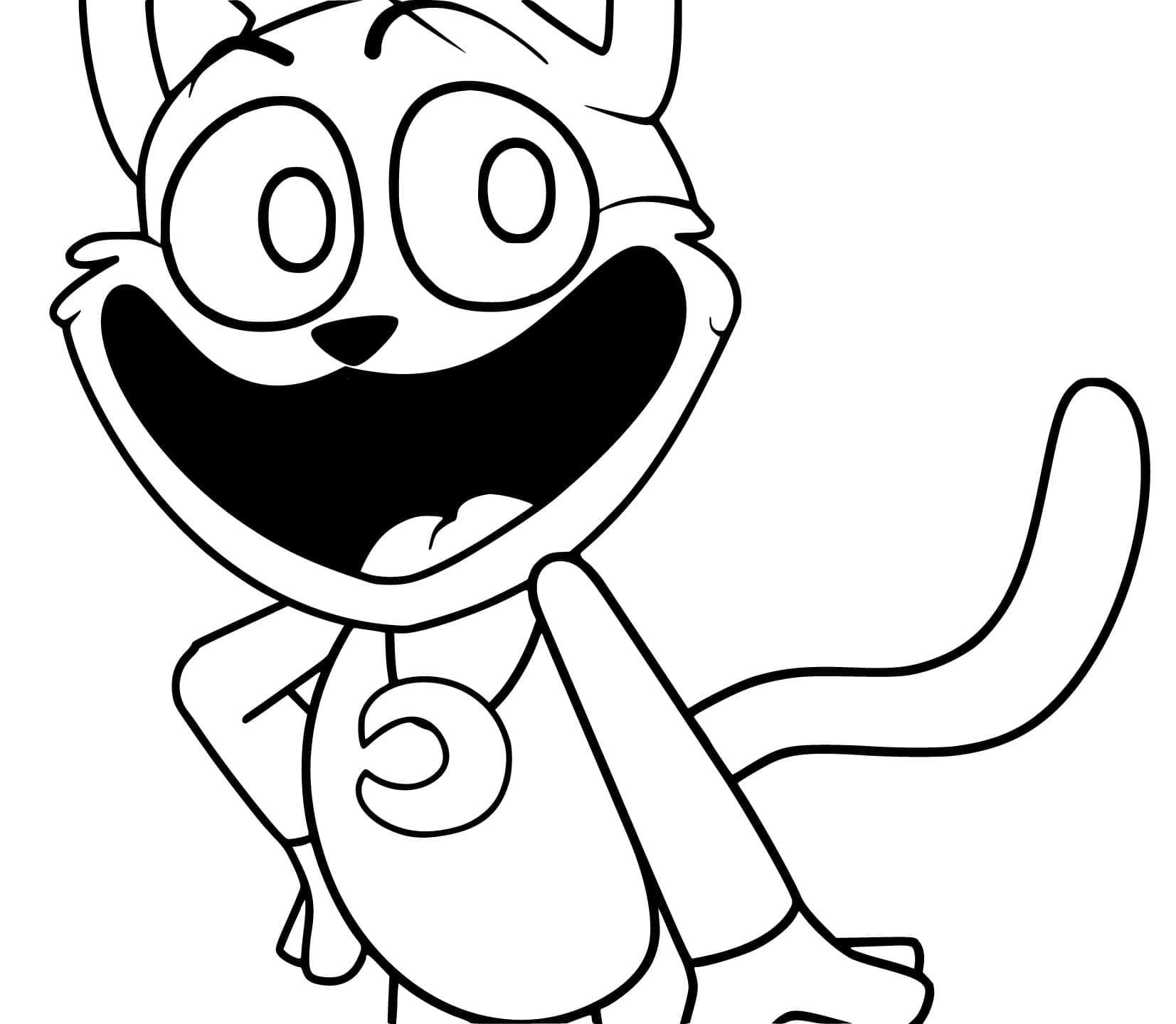 Free printable CatNap coloring page #215316 from Video Games collection