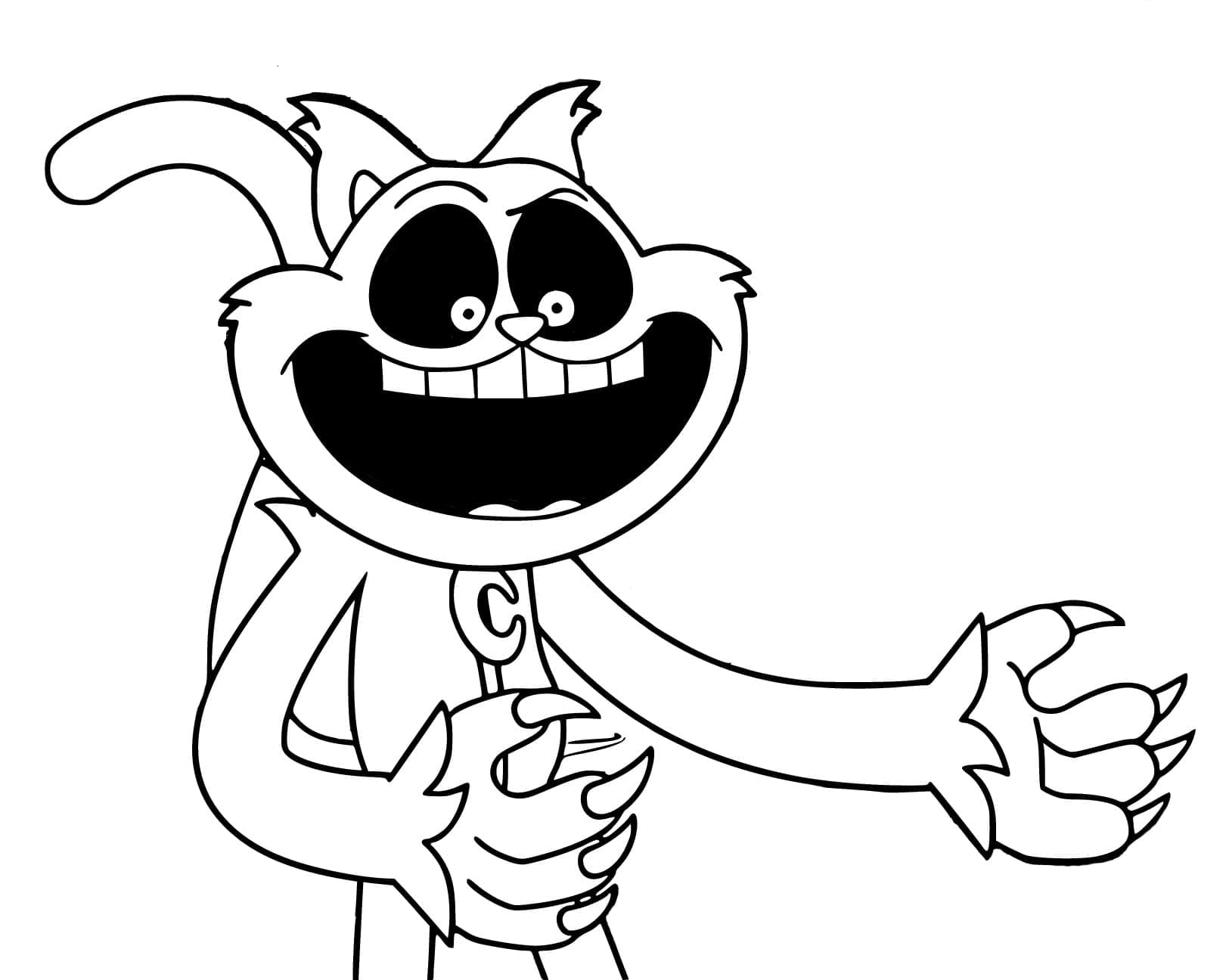 Coloring page: CatNap (Video Games) #215318 - Free Printable Coloring Pages