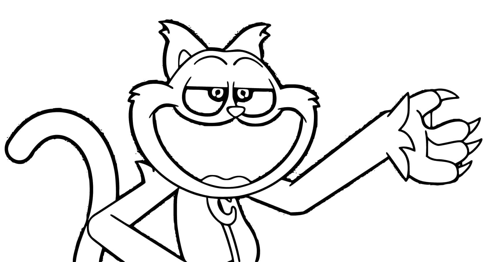 Free printable CatNap coloring page #215326 from Video Games collection