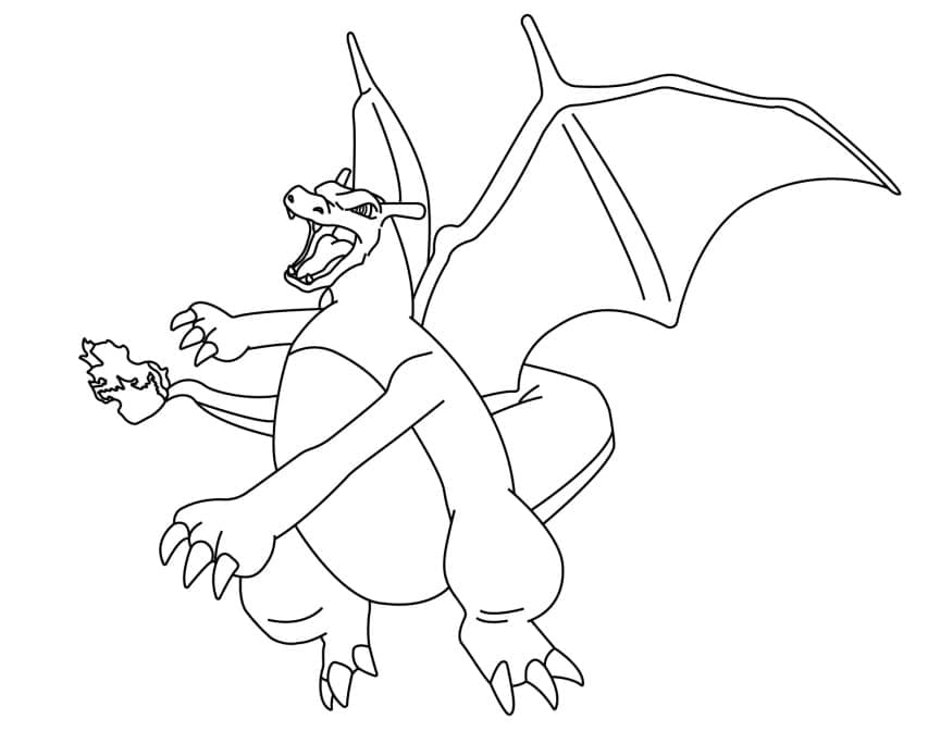 Free printable Charizard coloring page #179546 from Video Games collection Free printable Charizard coloring page #179546 from Video Games collection