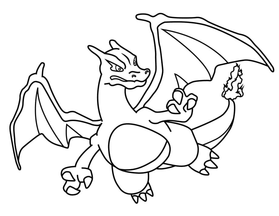 Free printable Charizard coloring page #179551 from Video Games collection Free printable Charizard coloring page #179551 from Video Games collection