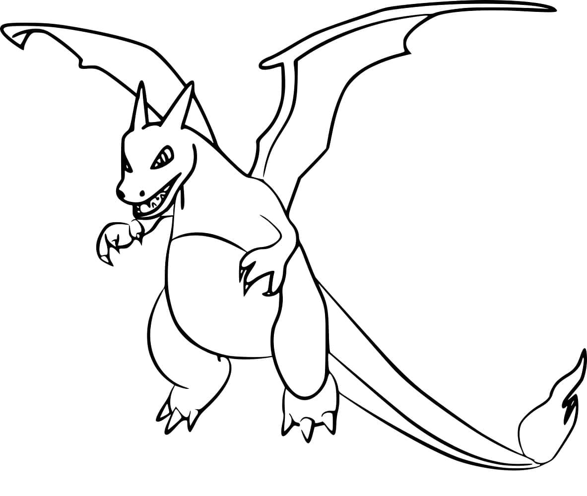 Free printable Charizard coloring page #179559 from Video Games collection