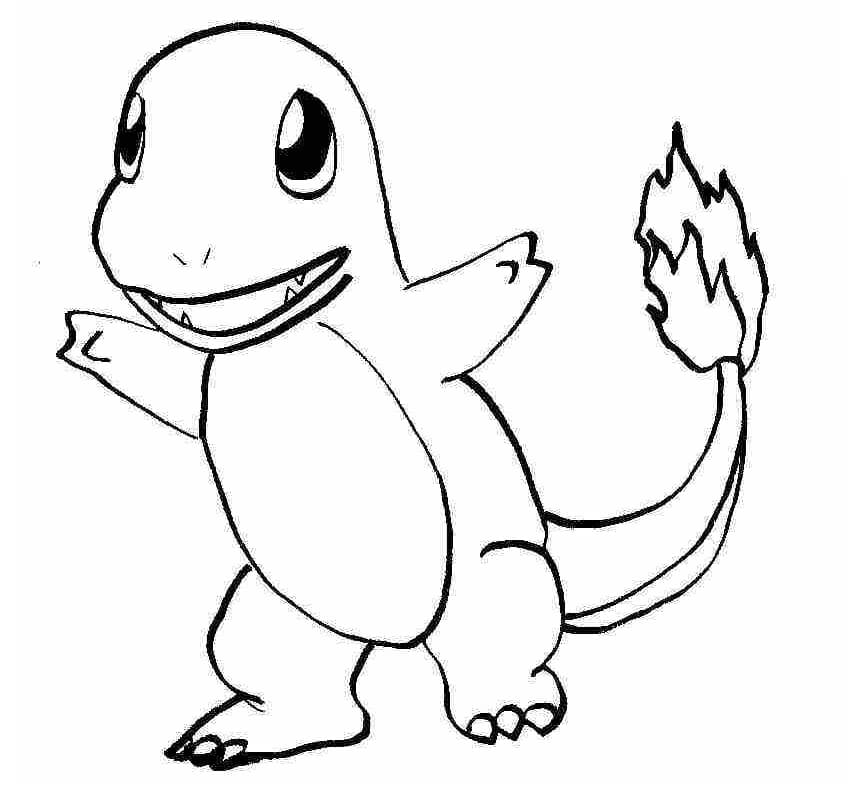 Free printable Charmander coloring page #178755 from Video Games collection