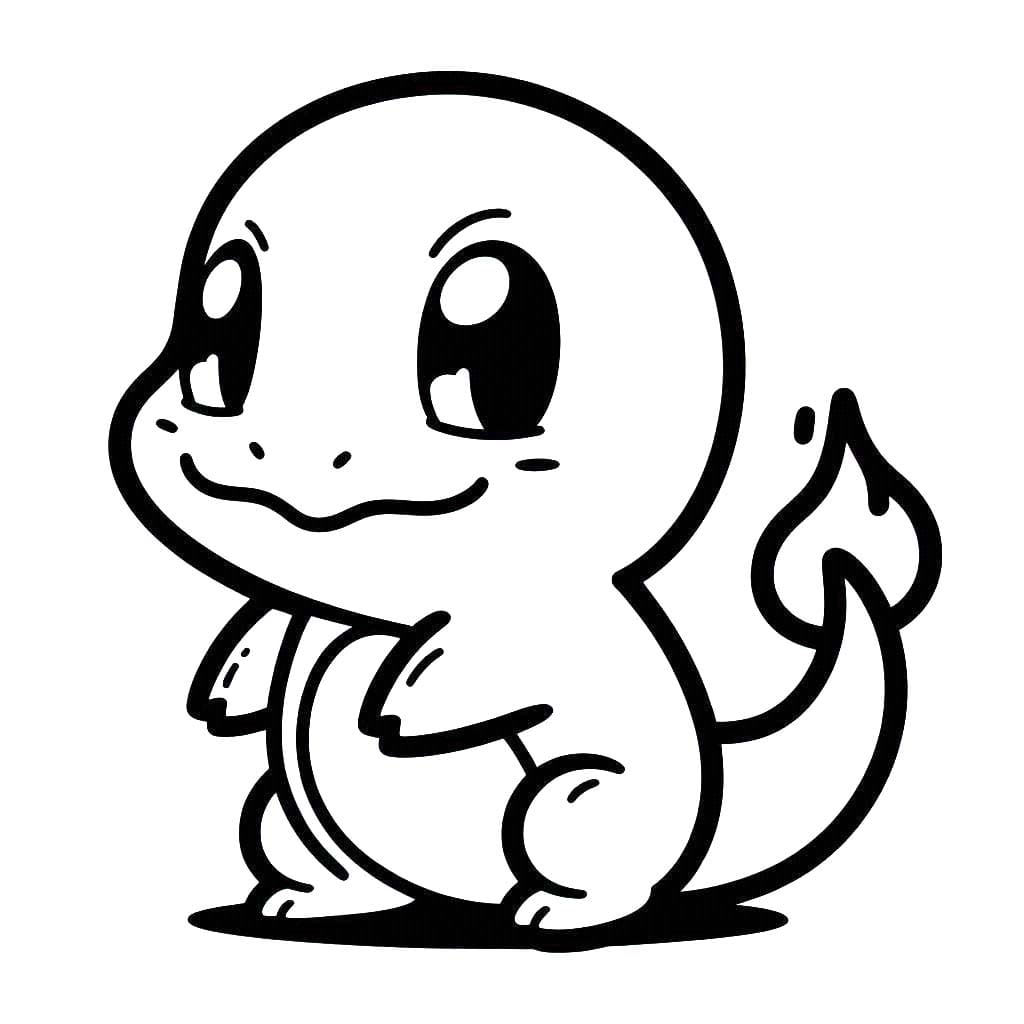 Free printable Charmander coloring page #219017 from Video Games collection