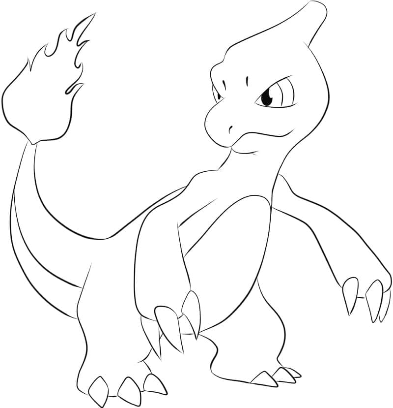 Coloring page: Charmeleon (Video Games) #218928 - Free Printable Coloring Pages