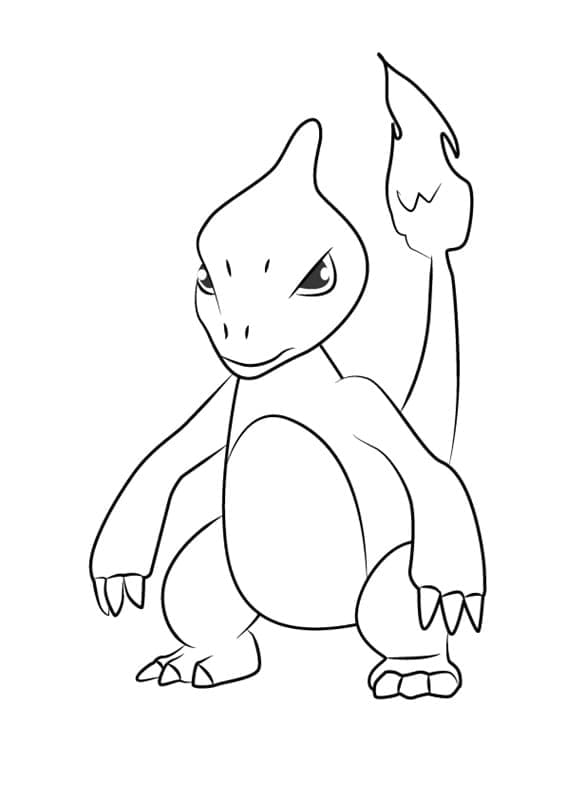Free printable Charmeleon coloring page #218931 from Video Games collection