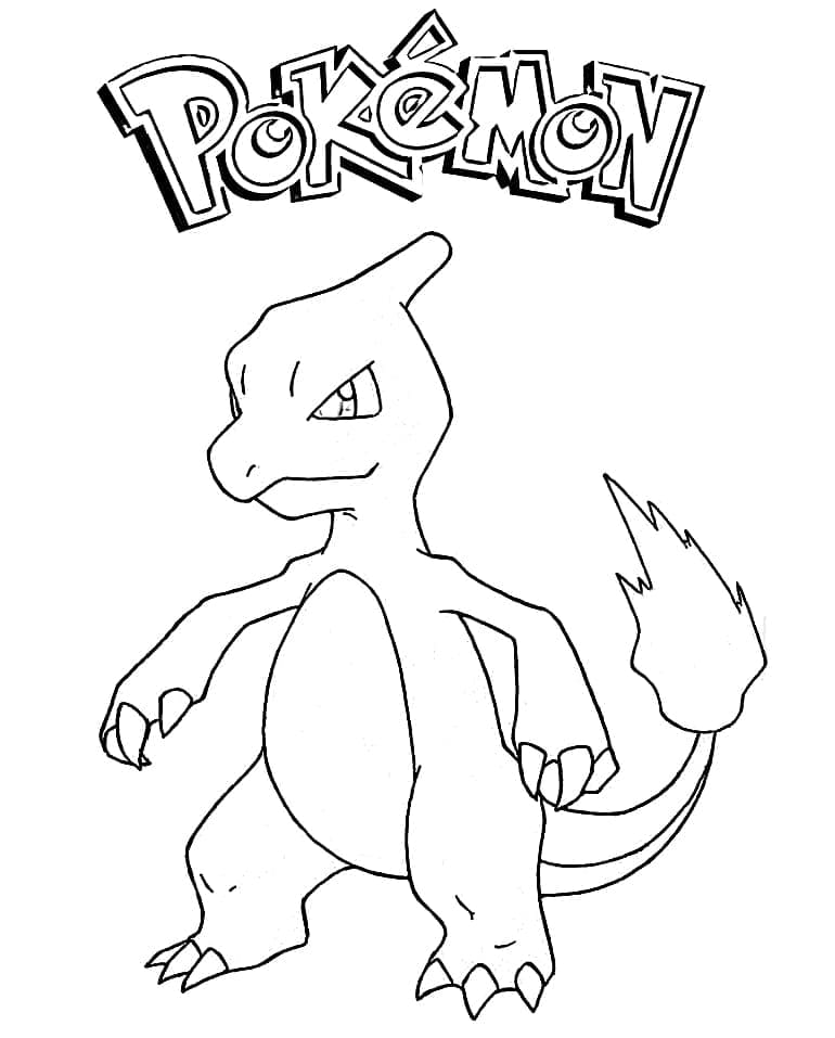 Coloring page: Charmeleon (Video Games) #218943 - Free Printable Coloring Pages
