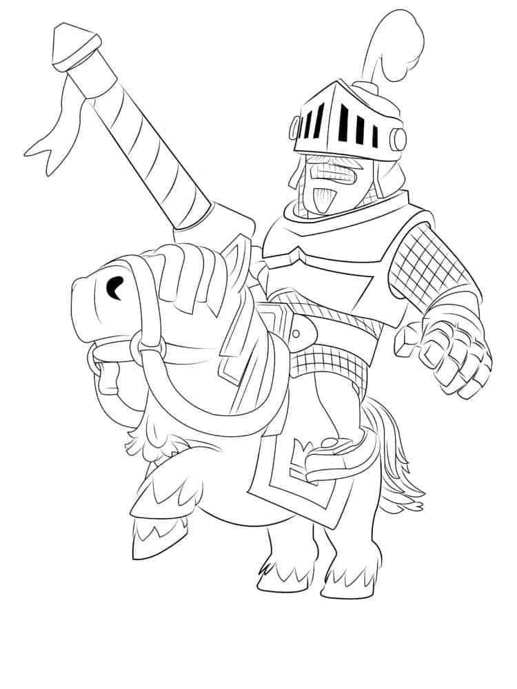 Free printable Clash Royale coloring page #200923 from Video Games collection