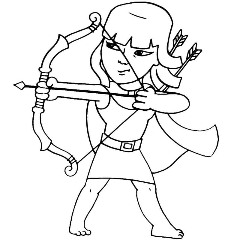 Free printable Clash Royale coloring page #200935 from Video Games collection