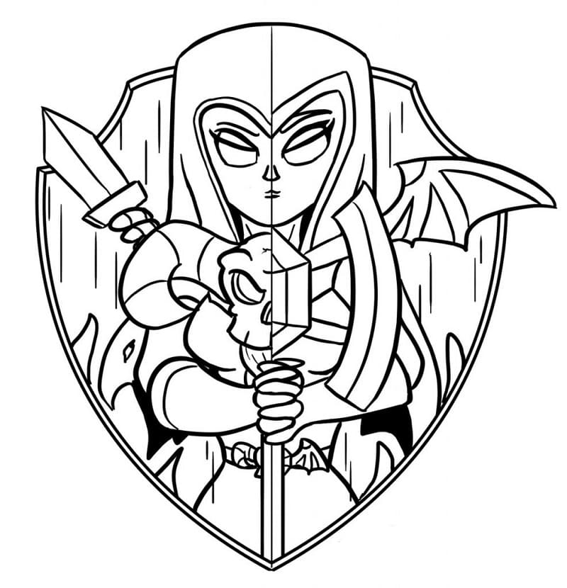 Free printable Clash Royale coloring page #200943 from Video Games collection