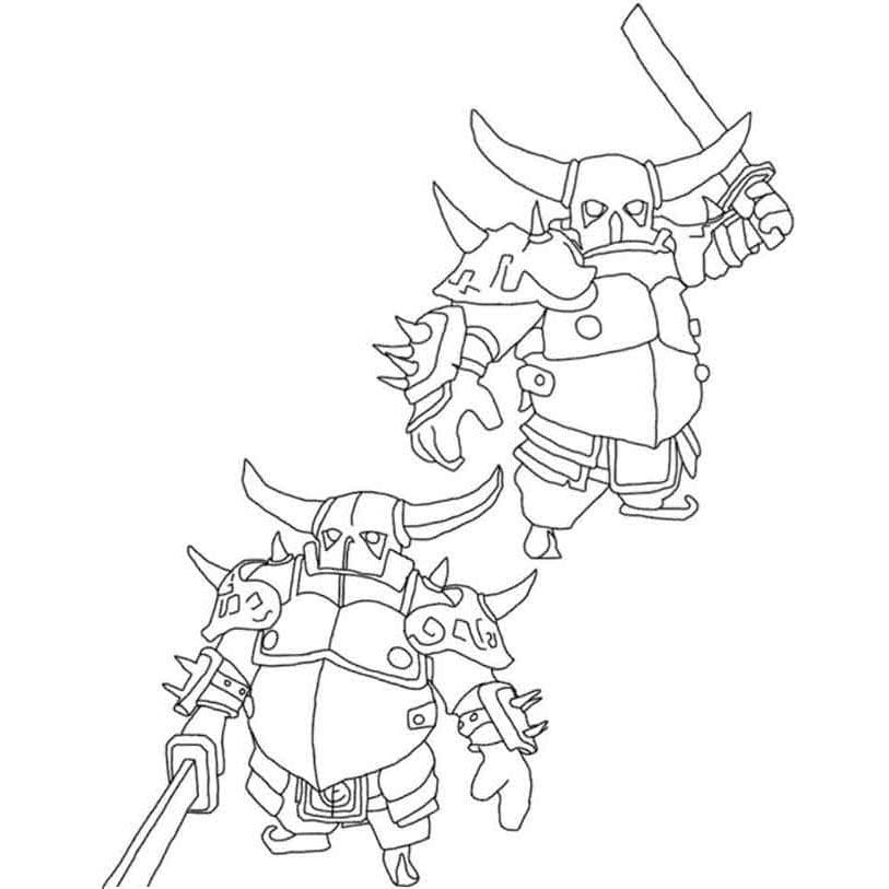 Free printable Clash Royale coloring page #200947 from Video Games collection