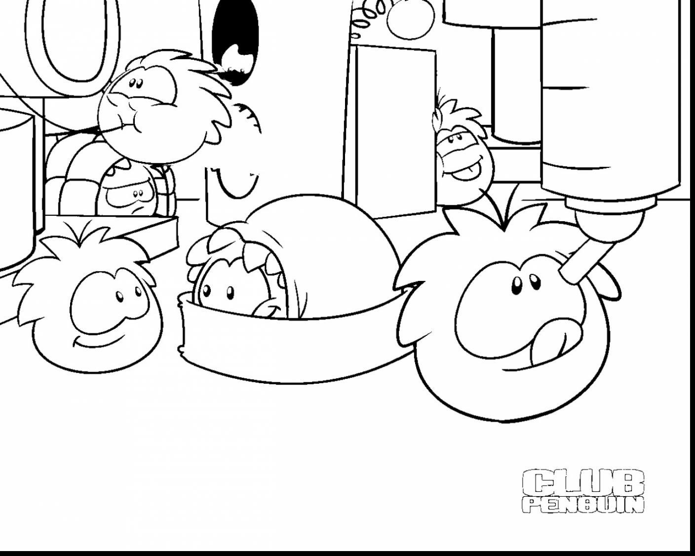 Coloring page: Club Penguin (Video Games) #170297 - Free Printable Coloring Pages