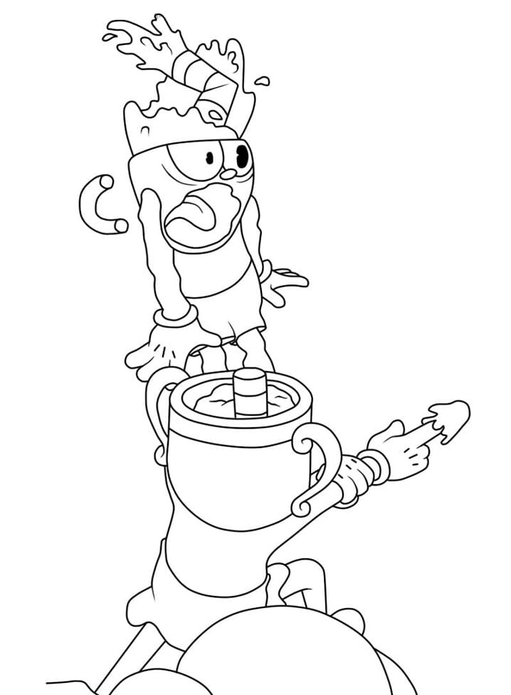 Free printable Cuphead coloring page #185093 from Video Games collection