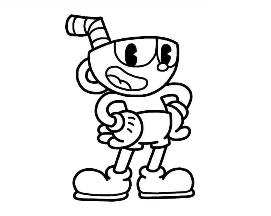Free printable Cuphead coloring page #185102 from Video Games collection