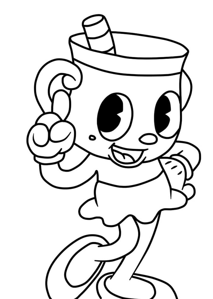 Free printable Cuphead coloring page #185115 from Video Games collection