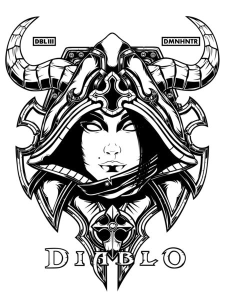 Coloring page: Diablo (Video Games) #121684 - Free Printable Coloring Pages