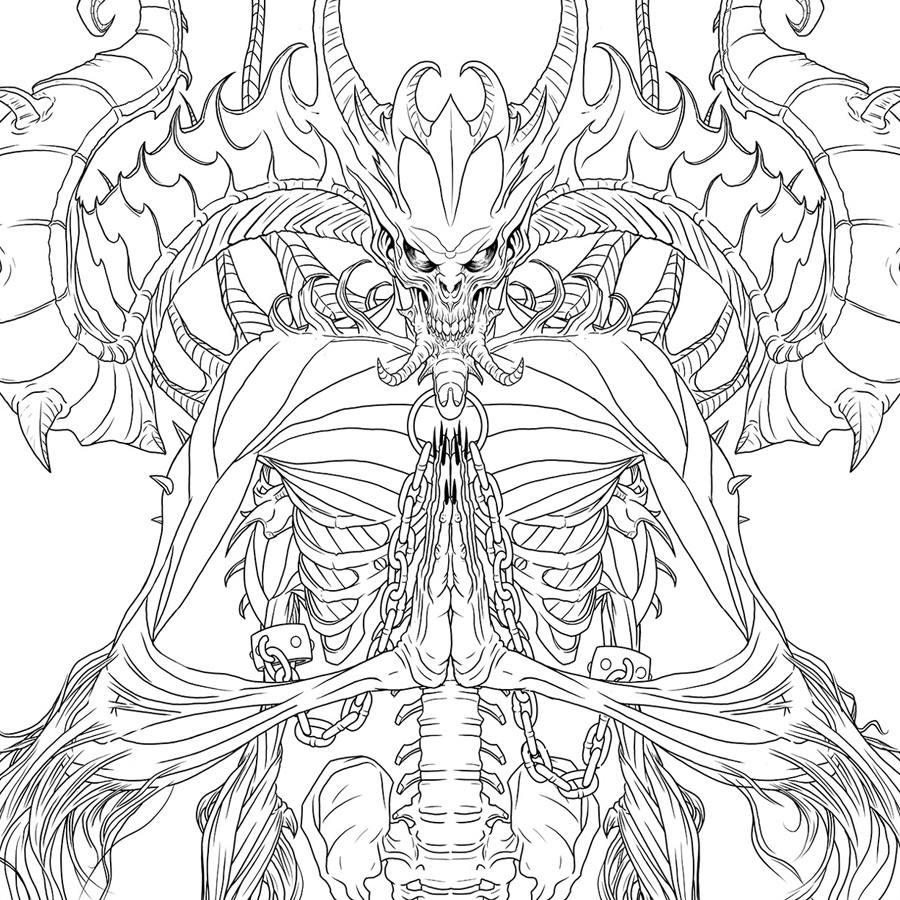 Coloring page: Diablo (Video Games) #121697 - Free Printable Coloring Pages