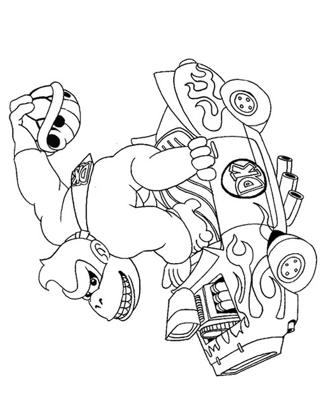Coloring page: Donkey Kong (Video Games) #112162 - Free Printable Coloring Pages