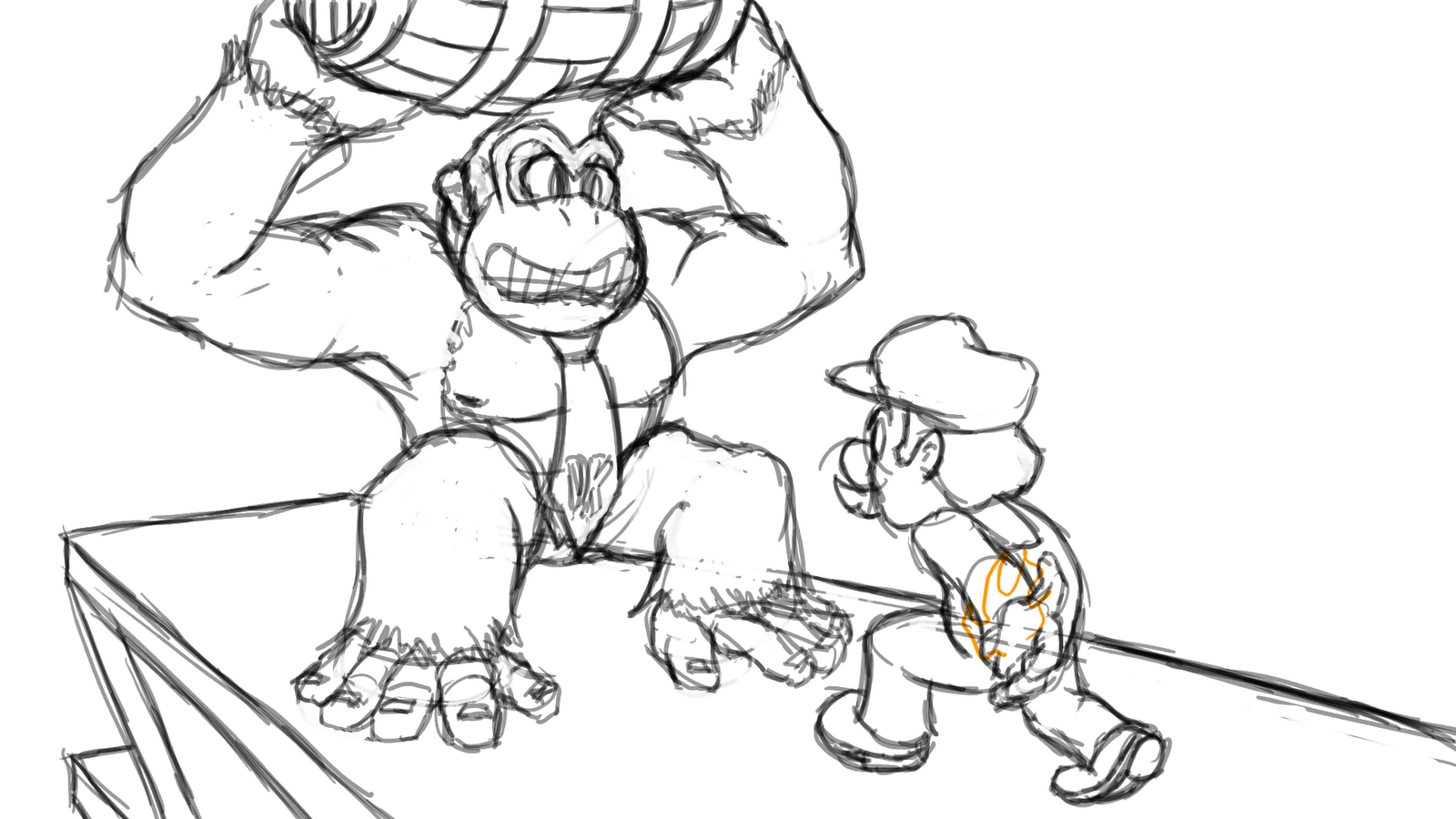 Coloring page: Donkey Kong (Video Games) #112179 - Printable coloring pages
