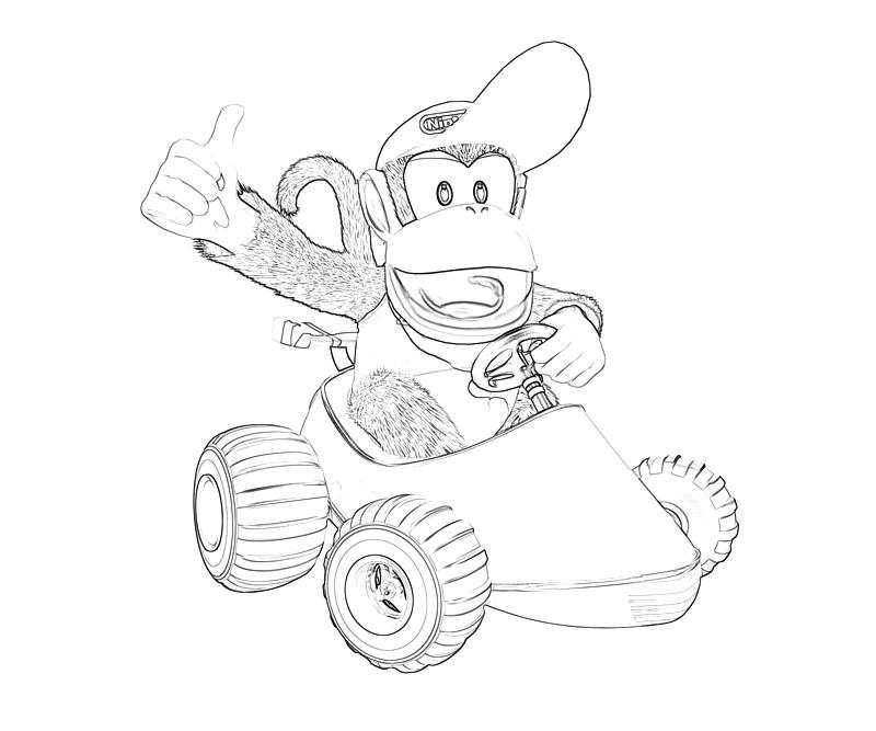 Coloring page: Donkey Kong (Video Games) #112187 - Free Printable Coloring Pages