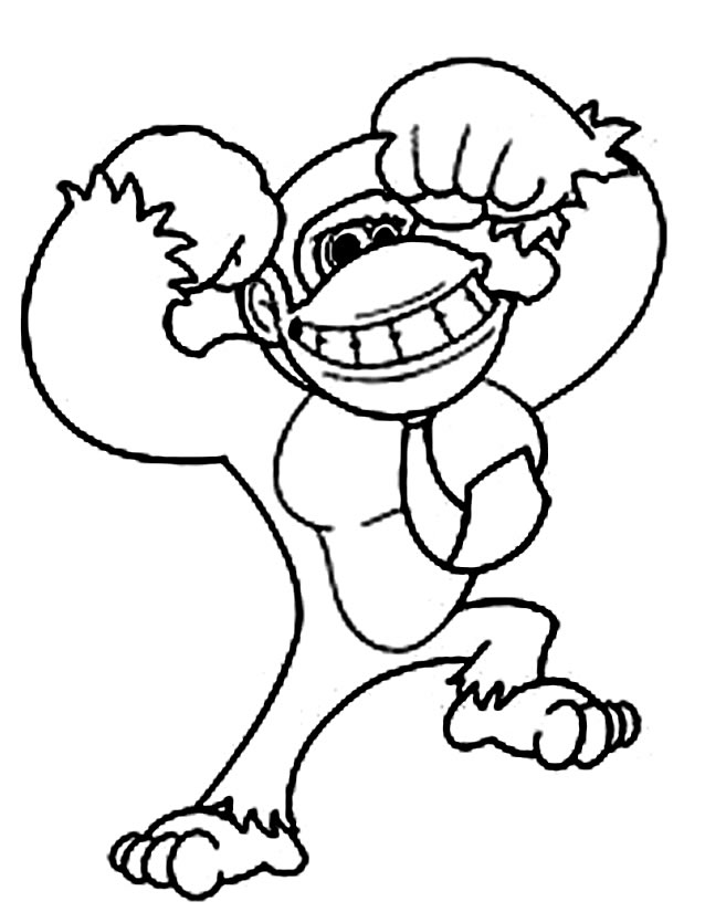 Coloring page: Donkey Kong (Video Games) #112189 - Free Printable Coloring Pages