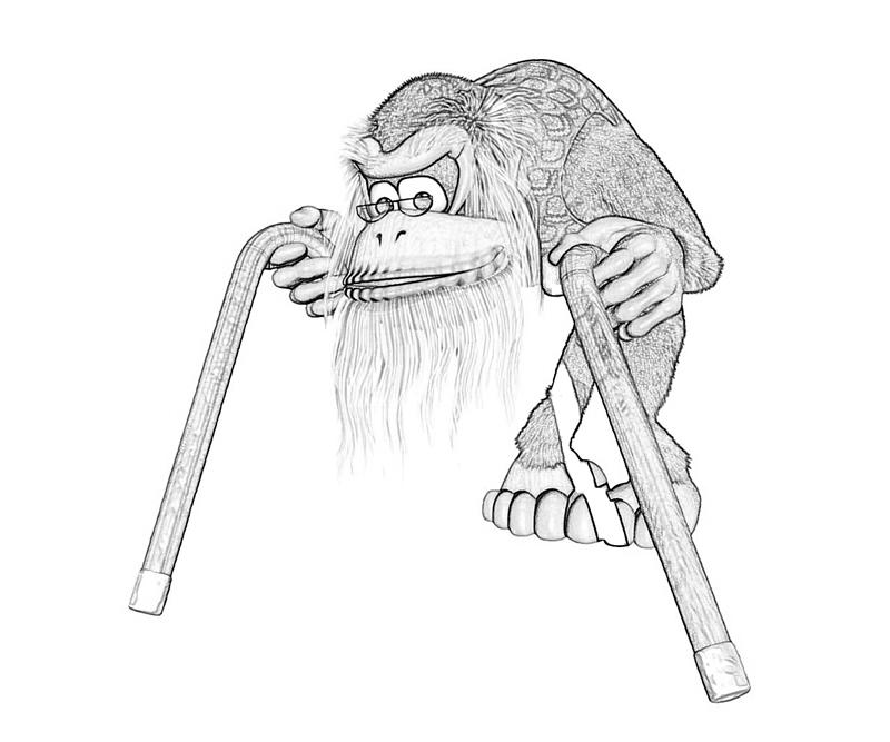 Coloring page: Donkey Kong (Video Games) #112202 - Free Printable Coloring Pages