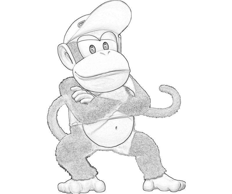 Coloring page: Donkey Kong (Video Games) #112206 - Printable coloring pages