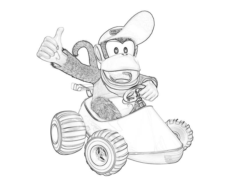 Coloring page: Donkey Kong (Video Games) #112209 - Free Printable Coloring Pages