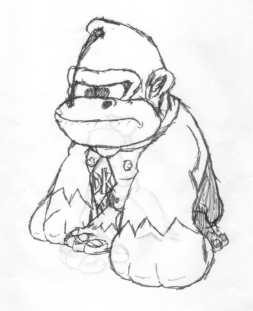 Coloring page: Donkey Kong (Video Games) #112214 - Free Printable Coloring Pages