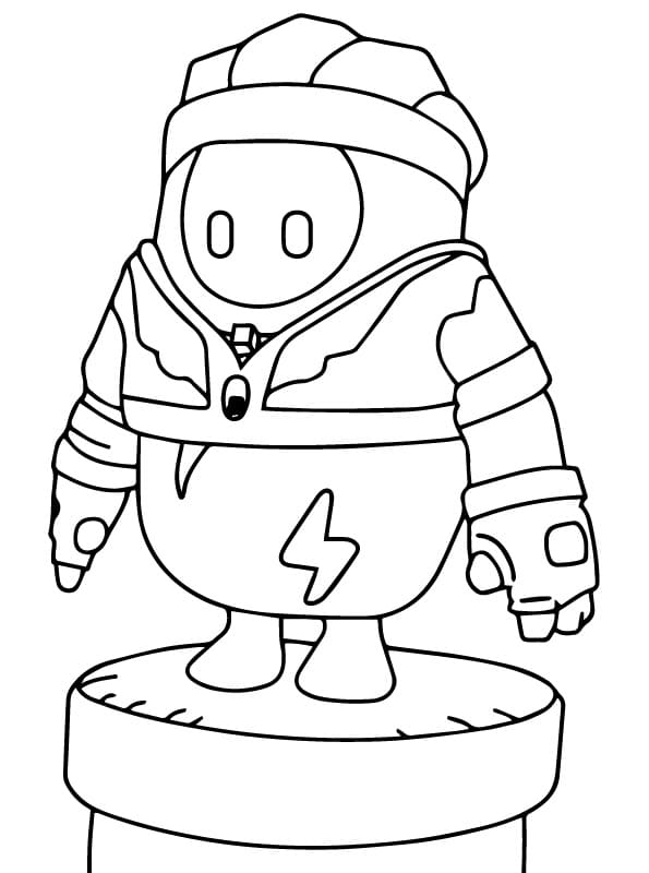 Free printable Fall Guys coloring page #186835 from Video Games collection