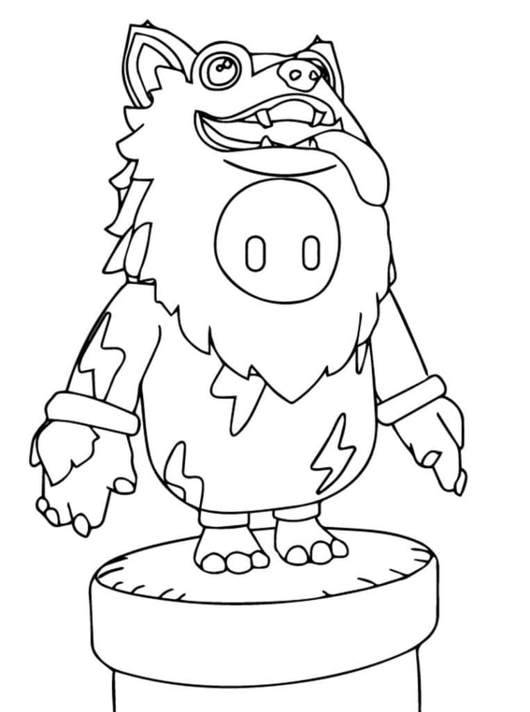 Free printable Fall Guys coloring page #186838 from Video Games collection