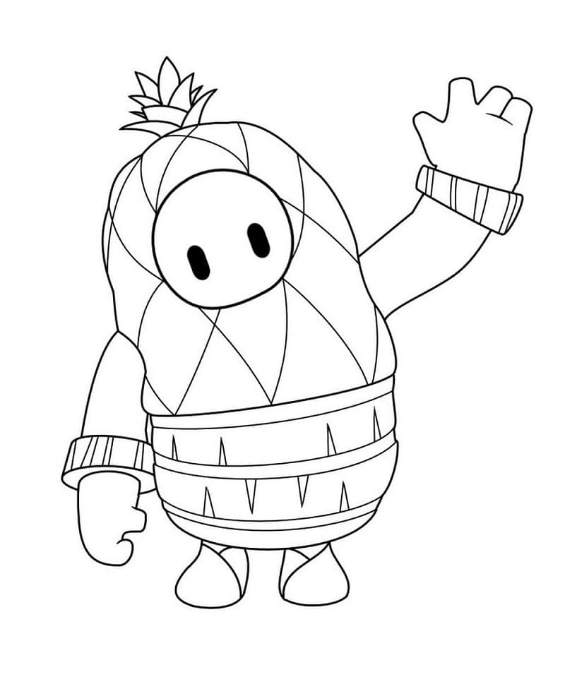 Free printable Fall Guys coloring page #186841 from Video Games collection