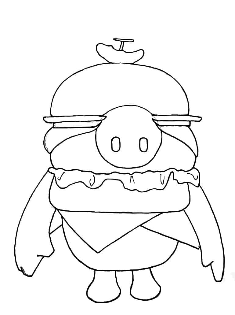 Free printable Fall Guys coloring page #186850 from Video Games collection