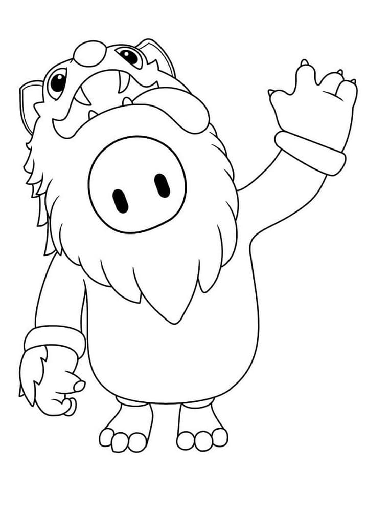 Free printable Fall Guys coloring page #186855 from Video Games collection