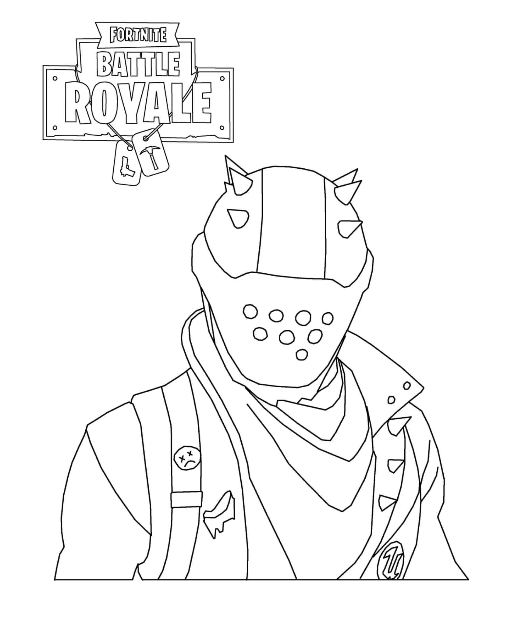 Coloring page: Fortnite (Video Games) #170148 - Free Printable Coloring Pages